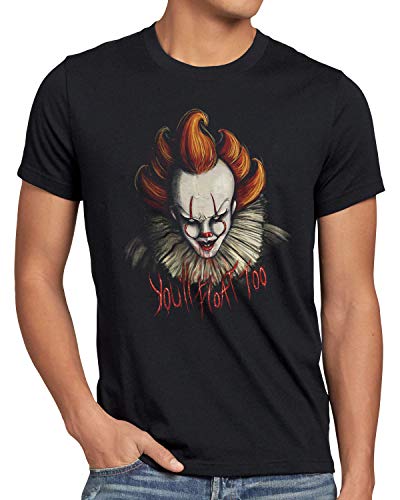 style3 Not Another Clown Camiseta para Hombre T-Shirt Pennywise it, Talla:L