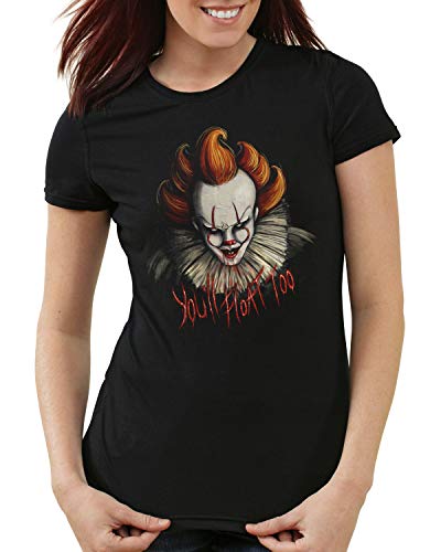 style3 Not Another Clown Camiseta para Mujer T-Shirt Pennywise it, Talla:L