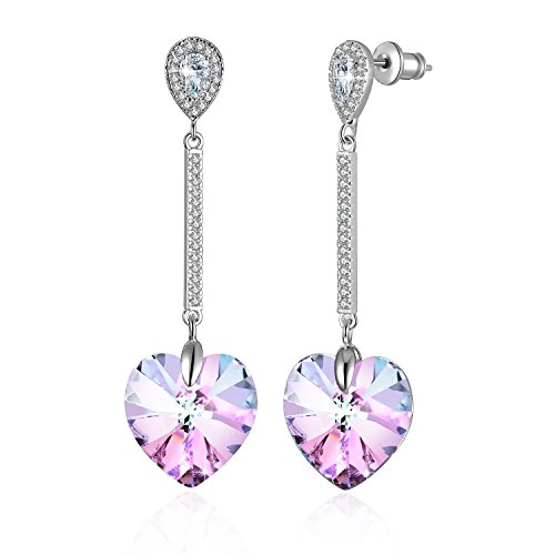 SUE'S SECRET Mujer metal común cuadrado purpura cristal