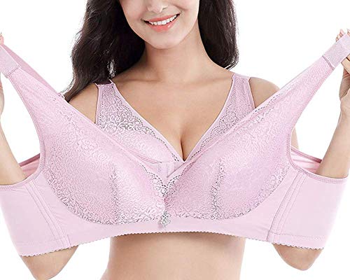 Sujetador Femenino Reunir Bras Sin Anillo De Acero Cómodo Y Transpirable Push Up Correa Ancha Cofre para Mujeres Pasta De Judías 36/80D