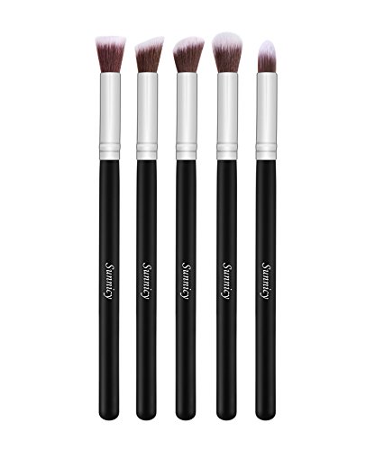 Sunnicy - Juego de 8 pinceles de maquillaje, cepillos cosméticos, para cejas/sombras, perfecto como regalo