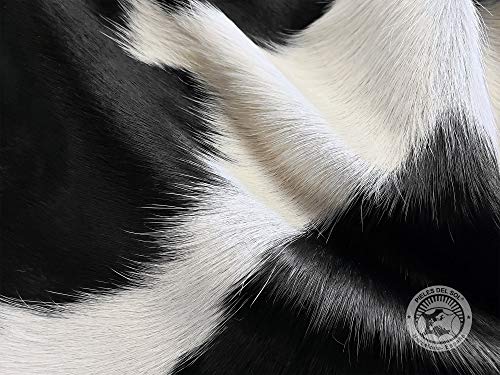 Sunshine Cowhides Alfombra de Piel de Vaca Blanco y Negro 190 x 160 cm Pieles de Sol