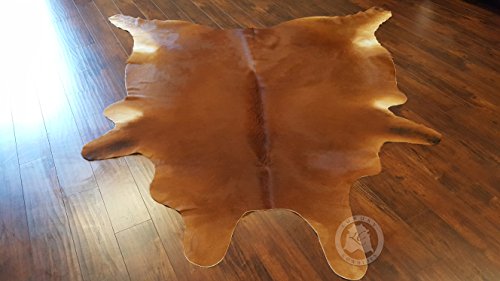 Sunshine Cowhides Alfombra de Piel de Vaca Marrón 190 x 160 cm Pieles del Sol
