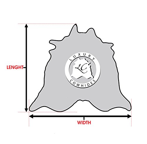 Sunshine Cowhides Alfombra de Piel de Vaca Marrón 220 x 200 cm Pieles del Sol