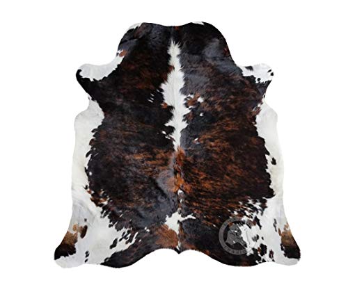 Sunshine Cowhides Alfombra de Piel de Vaca Tricolor 190 x 160 cm Pieles del Sol