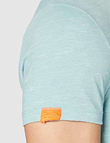 Superdry OL Vintage Emb Crew Camiseta, Verde (Fresh Mint Space Dye T1a), M para Hombre