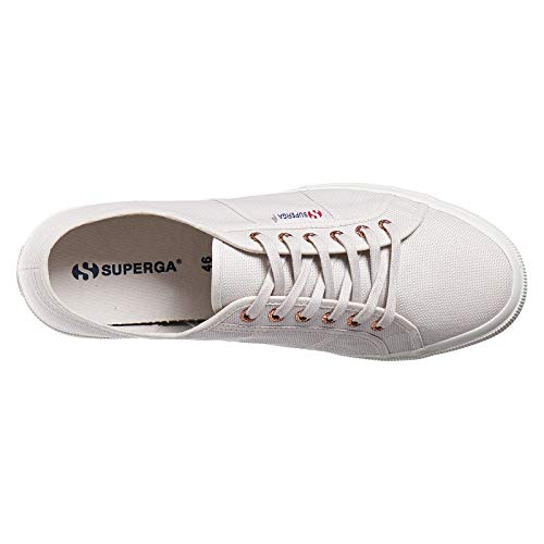 Superga 2750 Cotu Classic, Zapatillas Unisex Adulto, Gris (Lt Grey/Rose Gold F00), 37 EU