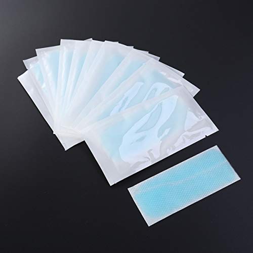 Supvox 10pcs Parches de Gel de Enfriamiento Almohadillas de Enfriamiento de Migraña Aliviar Dolor de cabeza Dolor de muelas Dolor de estómago Fatiga Refrescante Aliviar Fatiga Insolación