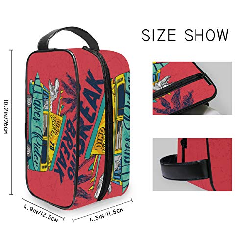 Surf Club - Neceser de viaje con diseño de dinosaurio