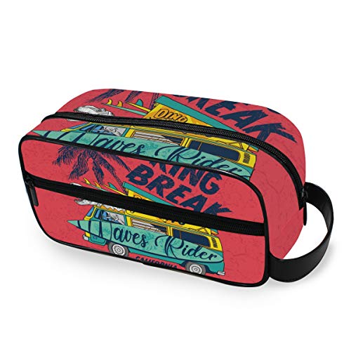 Surf Club - Neceser de viaje con diseño de dinosaurio