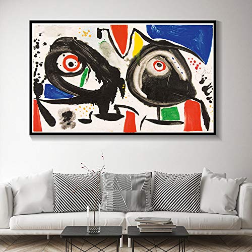 Surrealismo moderno Pinturas de lienzo de arte Cuadro abstracto Cartel e impresiones de arte retro Sala de pared Decoración del hogar 60x90 cm