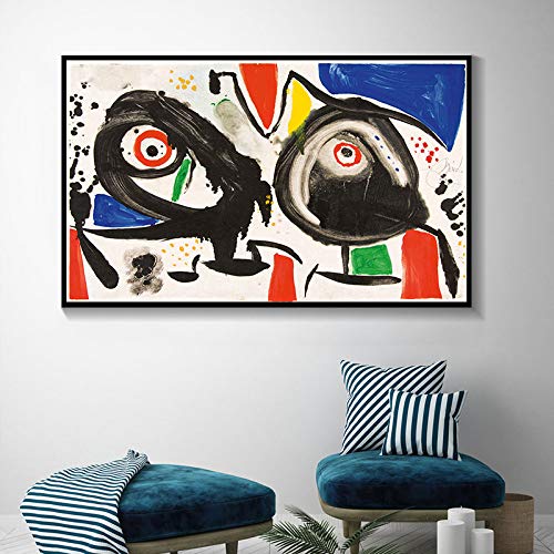 Surrealismo moderno Pinturas de lienzo de arte Cuadro abstracto Cartel e impresiones de arte retro Sala de pared Decoración del hogar 60x90 cm