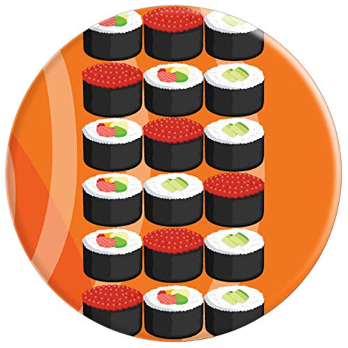 Sushi Roll Pattern Kawaii Japanese Cute Food Lover Gifts PopSockets Agarre y Soporte para Teléfonos y Tabletas
