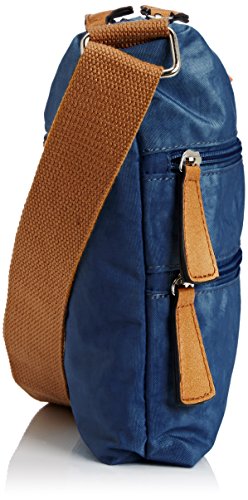 SwankySwans NM696 - Bolso bandolera de Sintético Mujer, color Azul, talla Talla única