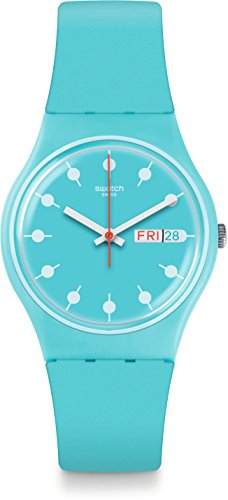 Swatch Reloj Digital para Unisex de Cuarzo con Correa en Silicona GL700