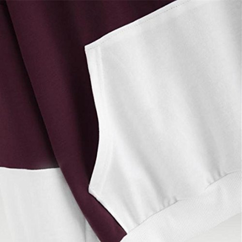 Switchali Sudaderas Mujer Capucha Ropa de Mujer en Oferta otoño Abrigos de Mujer (Medium, Púrpura)