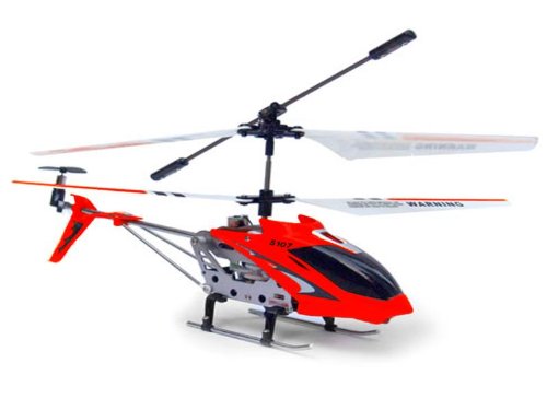 Syma-S107G Helicóptero con giroscopio, Color Rojo (5090)