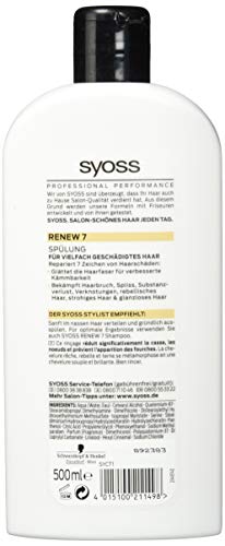 Syoss Renew 7 - Champú (3 x 500 ml)
