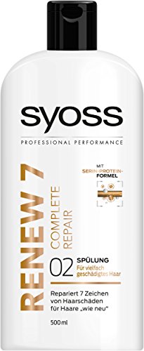 Syoss Spülung Renew 7 Reparación completa, 2er paquete (2 x 500 ml)