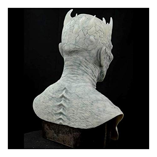 SZKP Máscara noche Rey, máscaras de Halloween Cosplay noche Rey del zombi de látex fiesta de Halloween del traje de Puntales, Puntales de Halloween Decoración blanca Walker Zombie Máscara NOCHES REY t