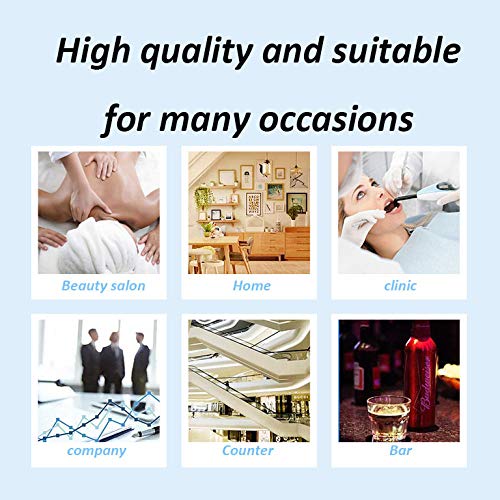 Taburete Regulable Ruedas con Rueditas，Silla de Barbero Profesional con Verde PU Cuero Sintético Asiento，Altura Regulable 45-55 cm，160kg de Capacidad de Carga，Taburete Regulable en Altura para La Bel