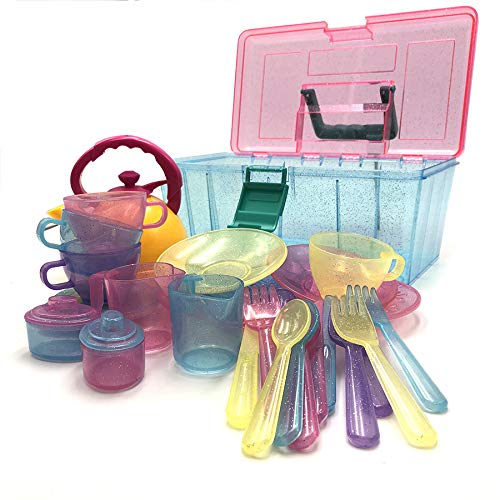 Tachan - Maletín con juego de te 33 piezas, rosa (Tachan 7288308)