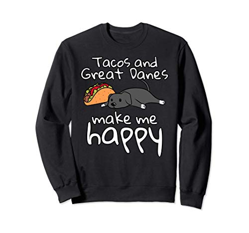 Tacos Gran Danés Perro Sudadera