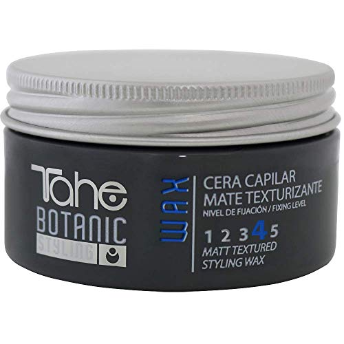 Tahe Botanic Styling Cera Capilar Mate Texturizante Wax Efecto Texturizador Antiencrespamiento, Fijación 4, 100 ml