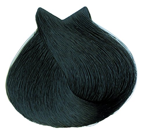 Tahe Lumière Express Tinte de Pelo Profesional Coloración de Cabello Permanente Tinte Negro Tono1 con Keratina Triónica y Oro Líquido 100 ml