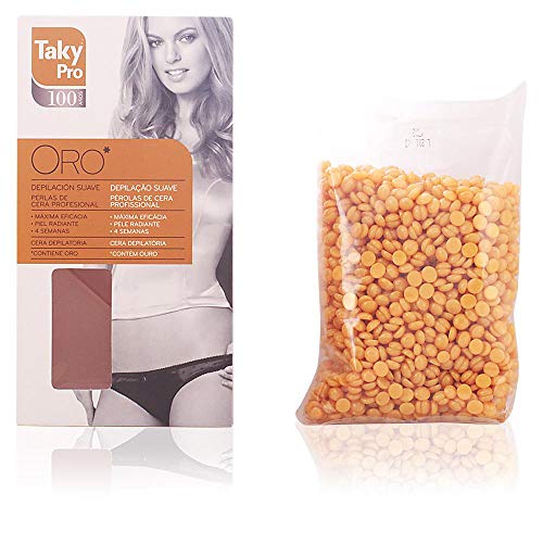 Taky Pro Oro Perlas De Cera Profesional - Bandas depilatorias, 200 gr
