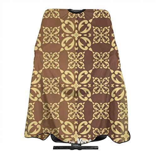 Talavera - Delantal de corte de pelo impermeable, para hombre, mujer, adulto, corte de pelo, antiestático, 55 x 66 pulgadas