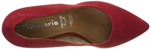 Tamaris 1-1-22494-24, Zapatos de tacón con Punta Cerrada para Mujer, Barra de Labios roja 515, 38 EU