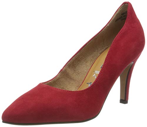 Tamaris 1-1-22494-24, Zapatos de tacón con Punta Cerrada para Mujer, Barra de Labios roja 515, 38 EU