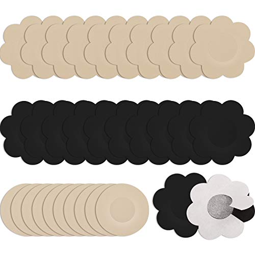 Tapas para los Senos de los Pezones Tapas Desechables para los Senos Cubiertas de los Pezones con Adhesivo