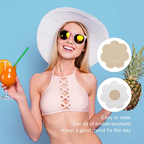 Tapas para los Senos de los Pezones Tapas Desechables para los Senos Cubiertas de los Pezones con Adhesivo