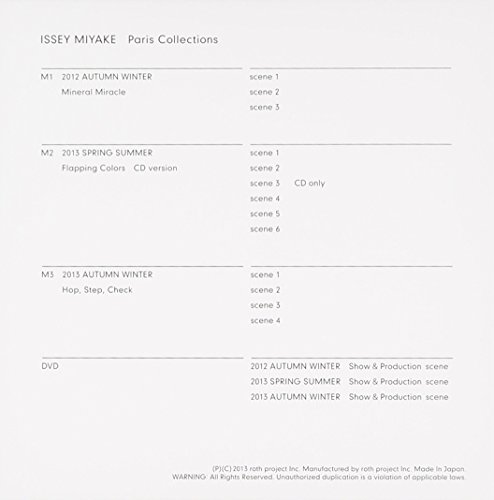 Tape and Cloth ~ Open Reel Ensemble and ISSEY MIYAKE [å›½å†…ç›¤ / DVDç‰¹å…¸ä»˜] (roth-1111)