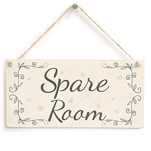 Tarfy Spare Room Placa de Madera Colgante de Pared Arte Decorativo para el hogar casa Bar café café té