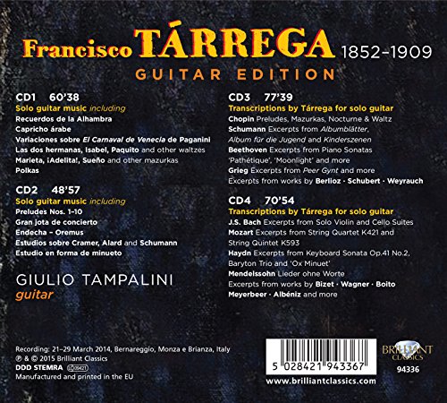 TARREGA: Guitar Edition