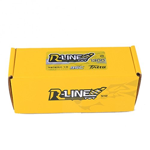 tattu Rline Lipo batería Pack 1300 mAh 14.8 V 95 C 4S for FPV Racing Quadcopters Modelo de helicóptero Aviones y barcos , color/modelo surtido