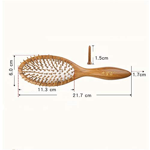 TD Sándalo Verde Peine De Colchón De Aire Peluquería Bolsa De Aire Peine De Masaje Peine Hembra Peine De Madera