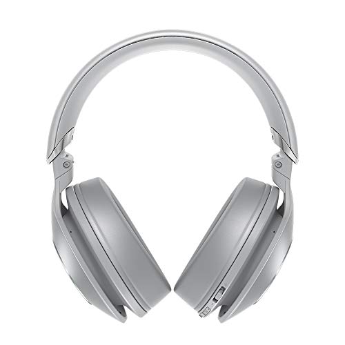 Technics EAH-F70N - Auriculares inalámbricos (Bluetooth, cancelación de ruido premium, 3 modos, 40mm CPF, Hi-Res Audio, LDAC, asistente de voz, batería 20h, carga rápida, plegable), Plata