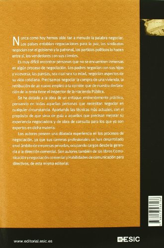 Técnicas de negociación (11ª ed.): Un método práctico (Libros profesionales)