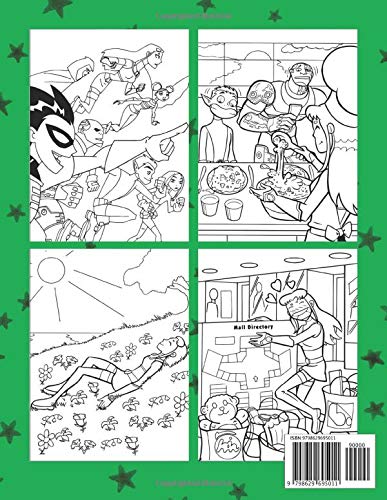 Teen Titans Go! Coloring Book For Kids: Great coloring book for kids age 4 to 8 with high quality images