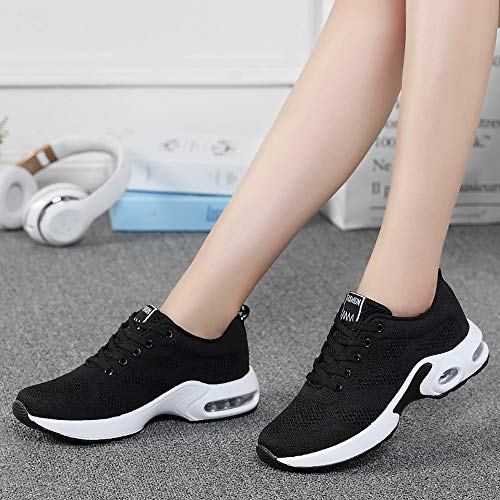 Tefamore Mujer Zapatillas Zapatillas de Deportivos de Running Sneakers para Correr y Asfalto Aire Libre Calzado Gimnasia Ligero Deportivo Zapatos
