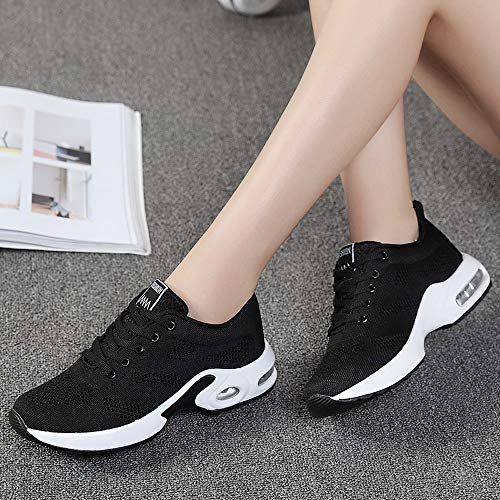 Tefamore Mujer Zapatillas Zapatillas de Deportivos de Running Sneakers para Correr y Asfalto Aire Libre Calzado Gimnasia Ligero Deportivo Zapatos