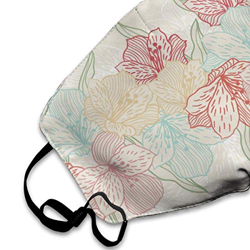 tela de tela, flor de orquídea, puede lavar el polvo Código M