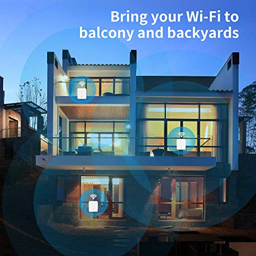 Tenda NOVA MW3 Mesh Router Sistema WiFi de Red en Malla (AC1200, 2.4GHz +5 GHz,Plug and Play, Mu-MIMO,Fast Ethernet 10/100,Funciona con Alexa sustituye tu Repetidor Extensor de Red Tradicional)Pack 3