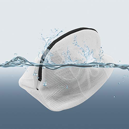 Tenn Well - Bolsa de malla para zapatos y zapatillas de deporte, 3 unidades, reutilizables, con cremallera duradera, bolsa de lavandería para zapatos, lavadora