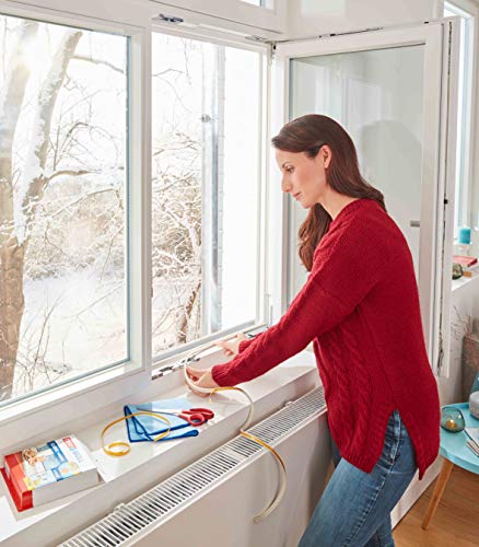 tesa 05390-00100-00 05390-00100-00-Burlete de caucho tubular perfil Ppara desajustes medianos-6m x 9mm Blanco, 6 m x 9 mm