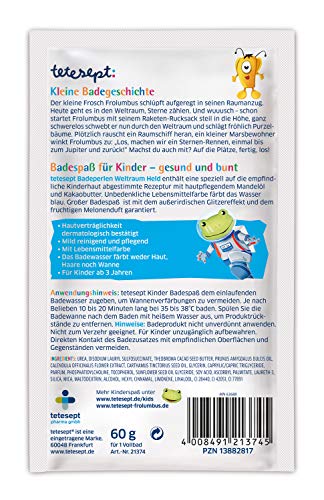 Tetesept - Perlas de baño para niños, 8 unidades (8 x 60 g)